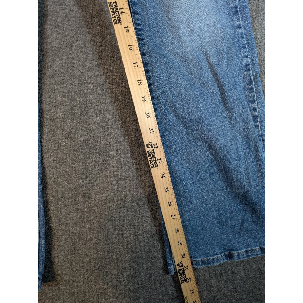 Levis 529 Curvy Bootcut Jeans Womens‎ 10 Blue Lightwash Denim Classic Comfort - Picture 3 of 8
